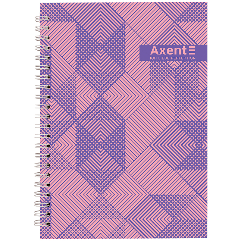 Блокнот на спiралi Axent 8032-36-A, A5, 96 аркушів, клітинка, тверда обкладинка